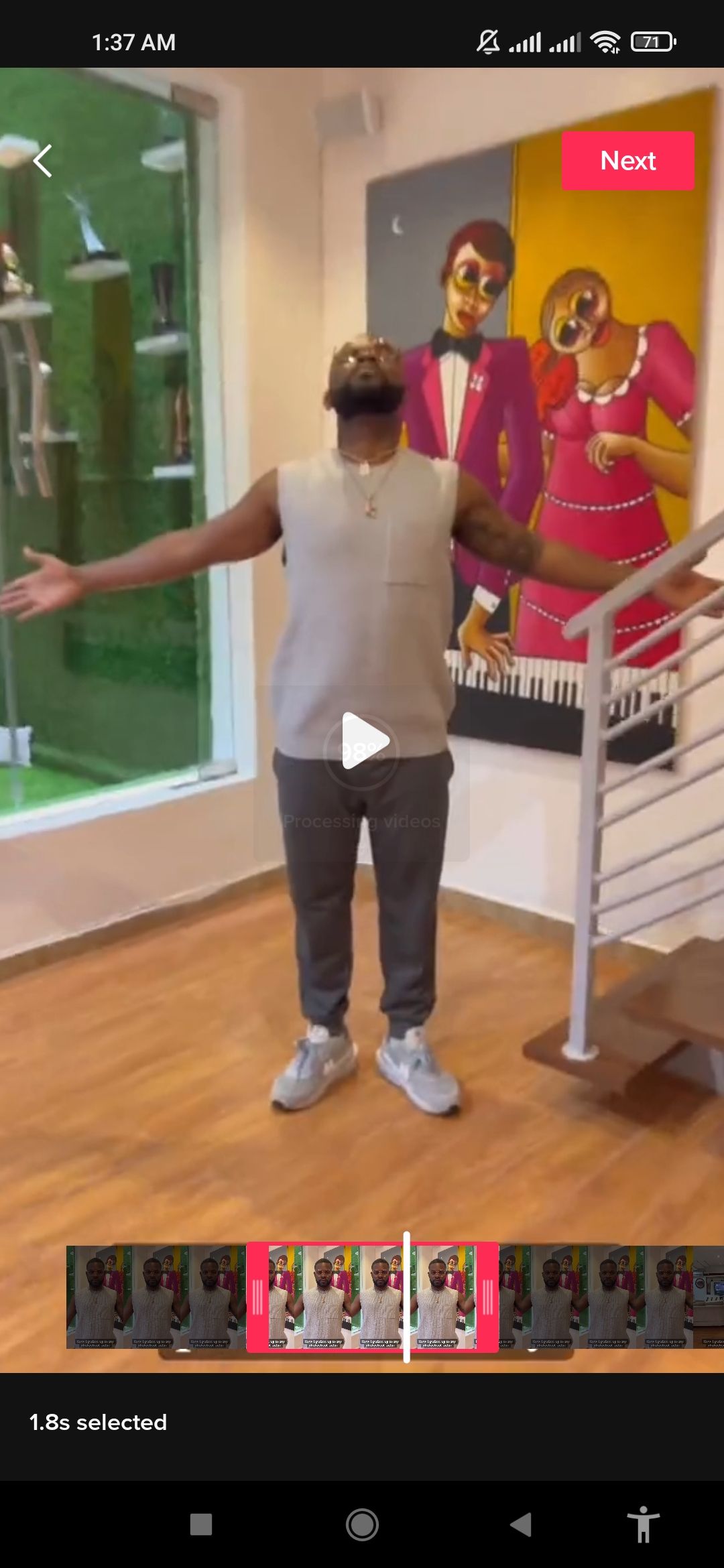 Массив фреймов с примером Stitch