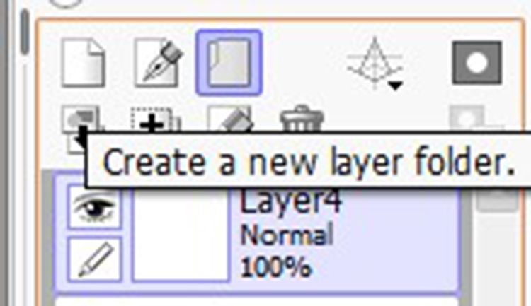 Painttool sai create a new folder 