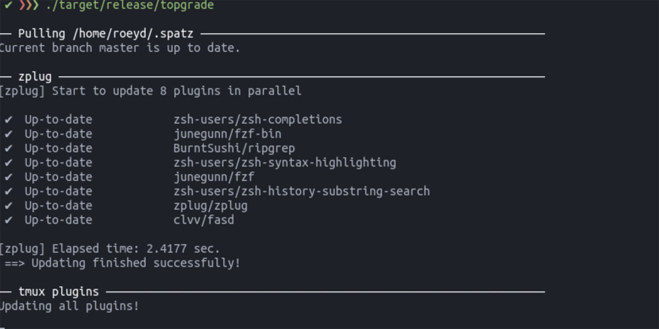 Topgrade — обновление всего в Linux