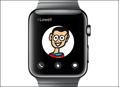 Опции для контакта на Apple Watch