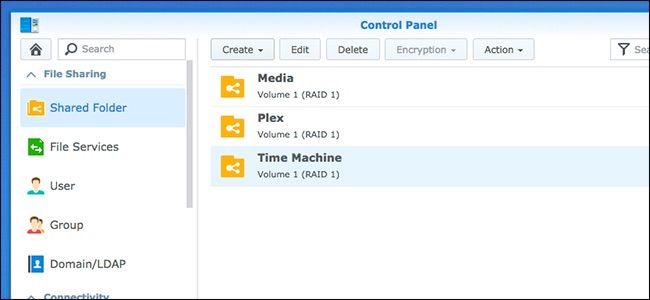 Пункт 'File Services' в левой панели