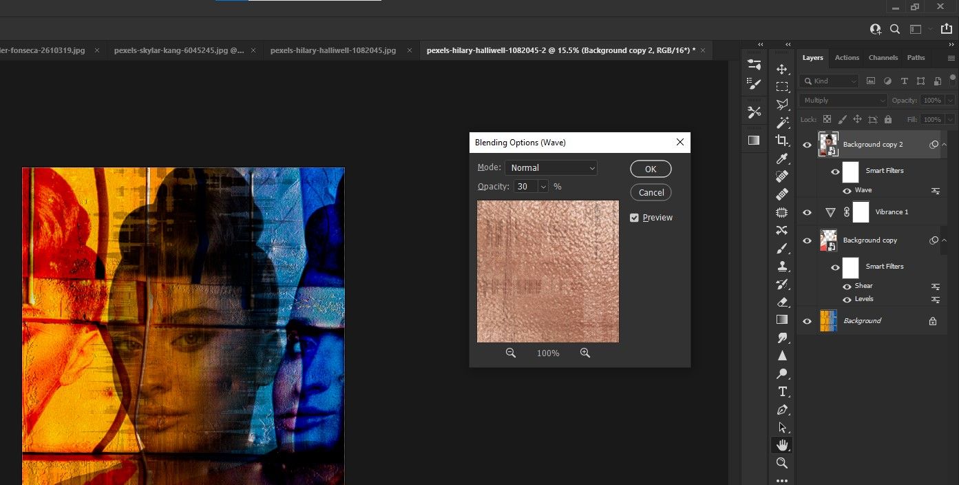 Прозрачность фильтра Волна