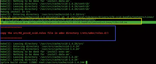 Копирование udev-правил для смарт-картридеров в /etc/udev/rules.d/
