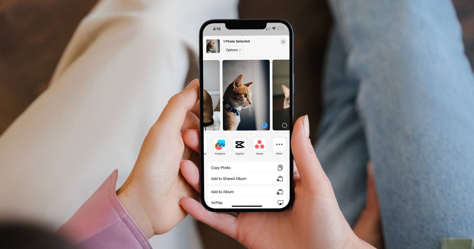 Настроить меню «Поделиться» на iPhone и Mac