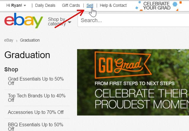 Процесс продажи на eBay: категория, заголовок, состояние, описание