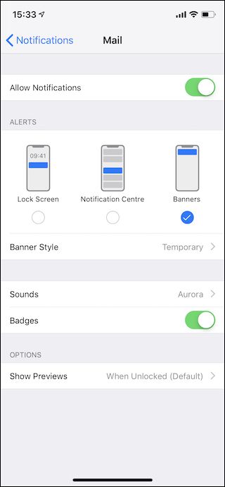 Пример звуковых и визуальных уведомлений