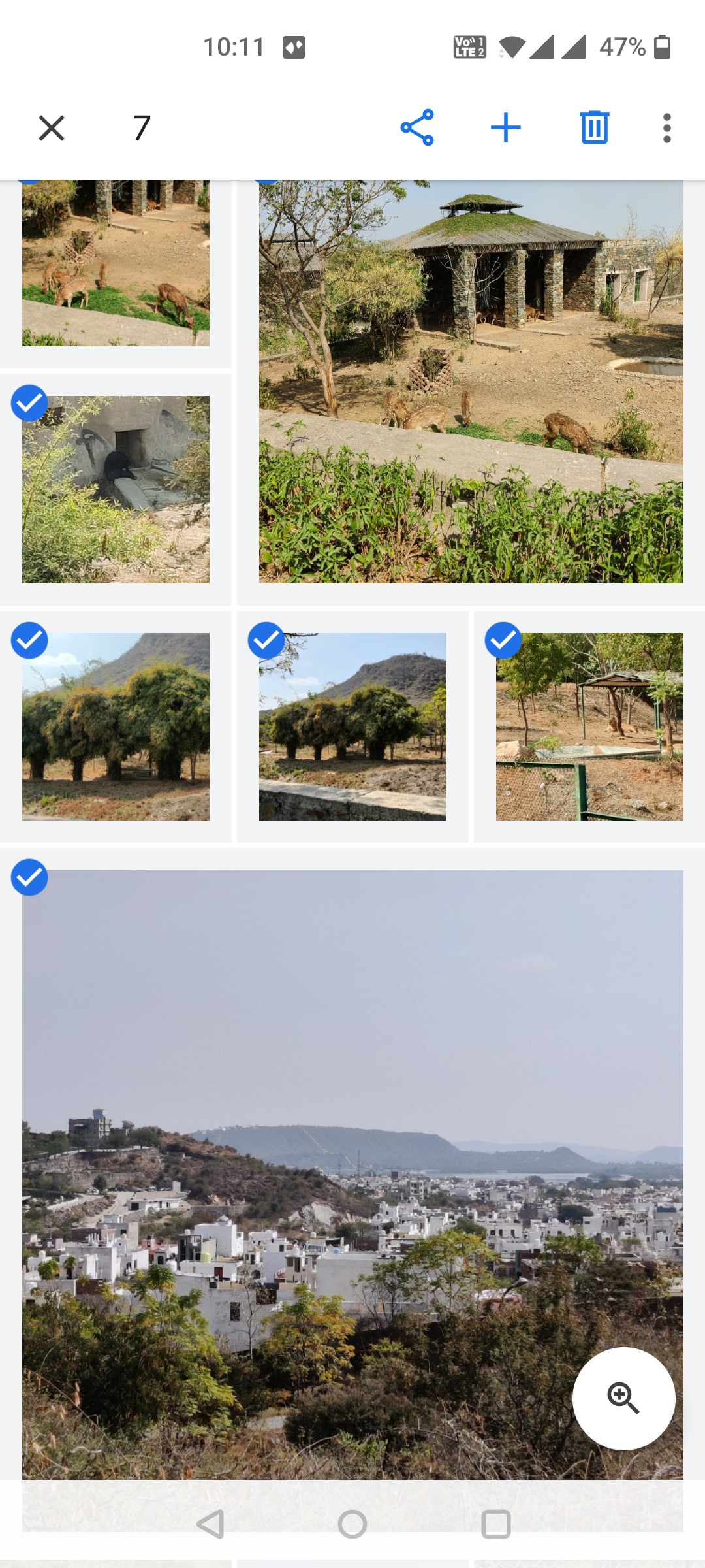 Удаление фото в приложении Google Photos на Android