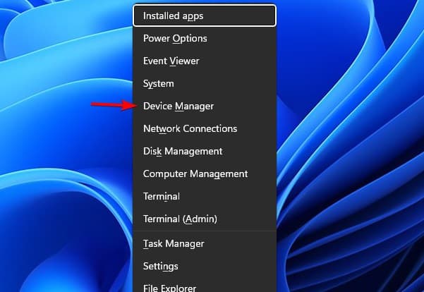 Диспетчер устройств Windows — список устройств