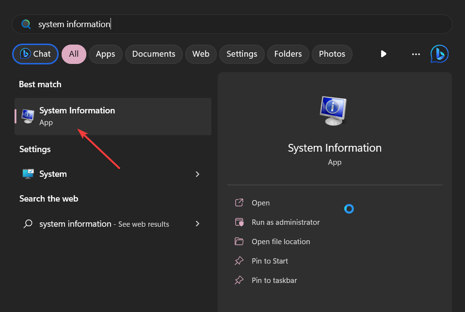 Информация о системе