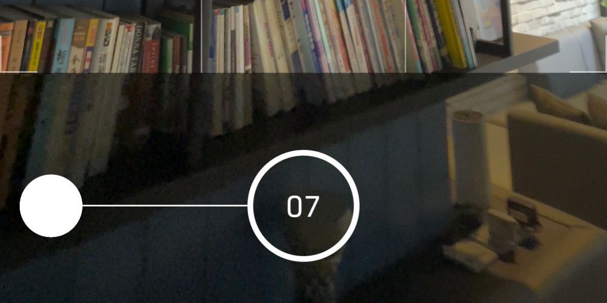 use iphone camera shutter button to take burst photos