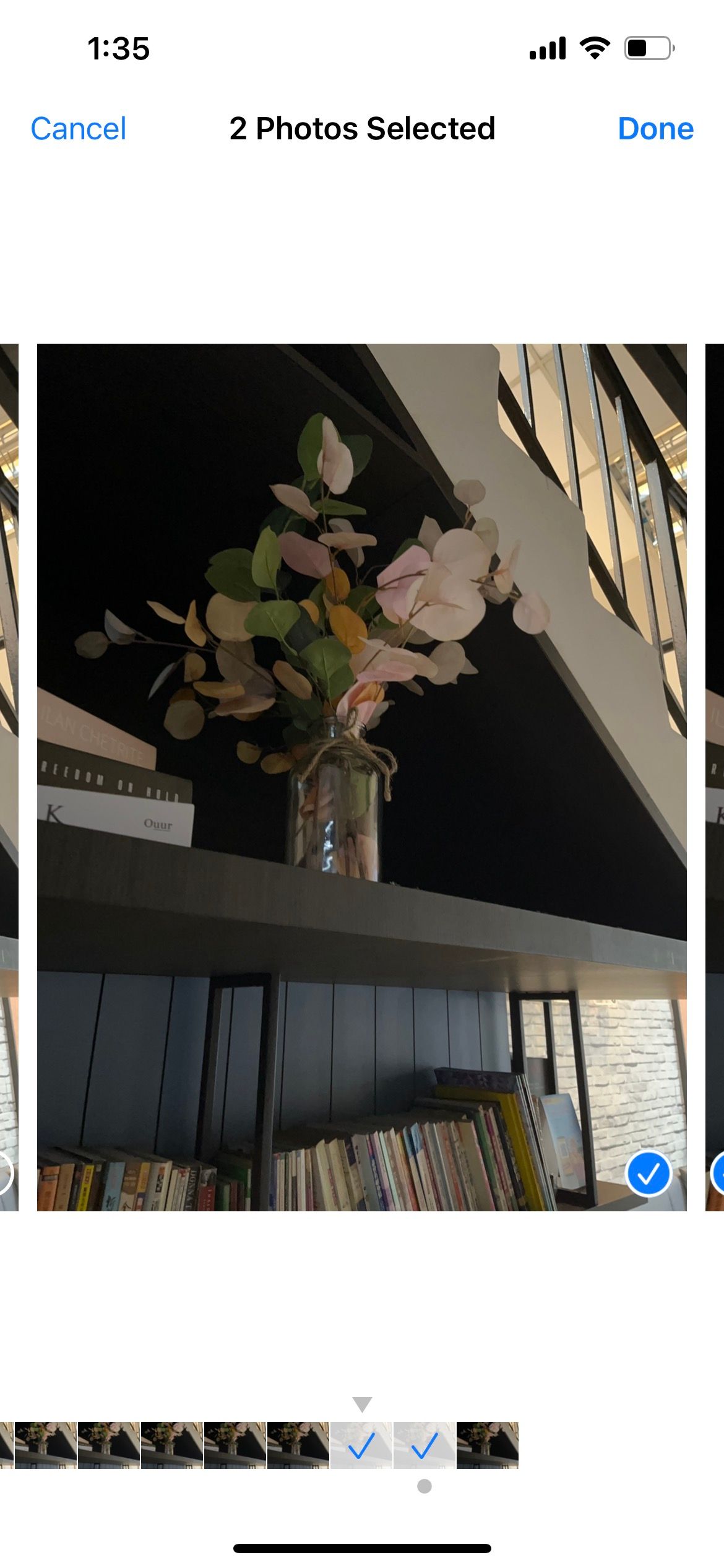 select favorite photos from burst on iphone