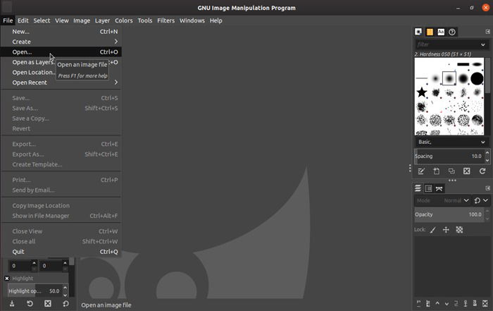 Как подписать PDF в GIMP быстро