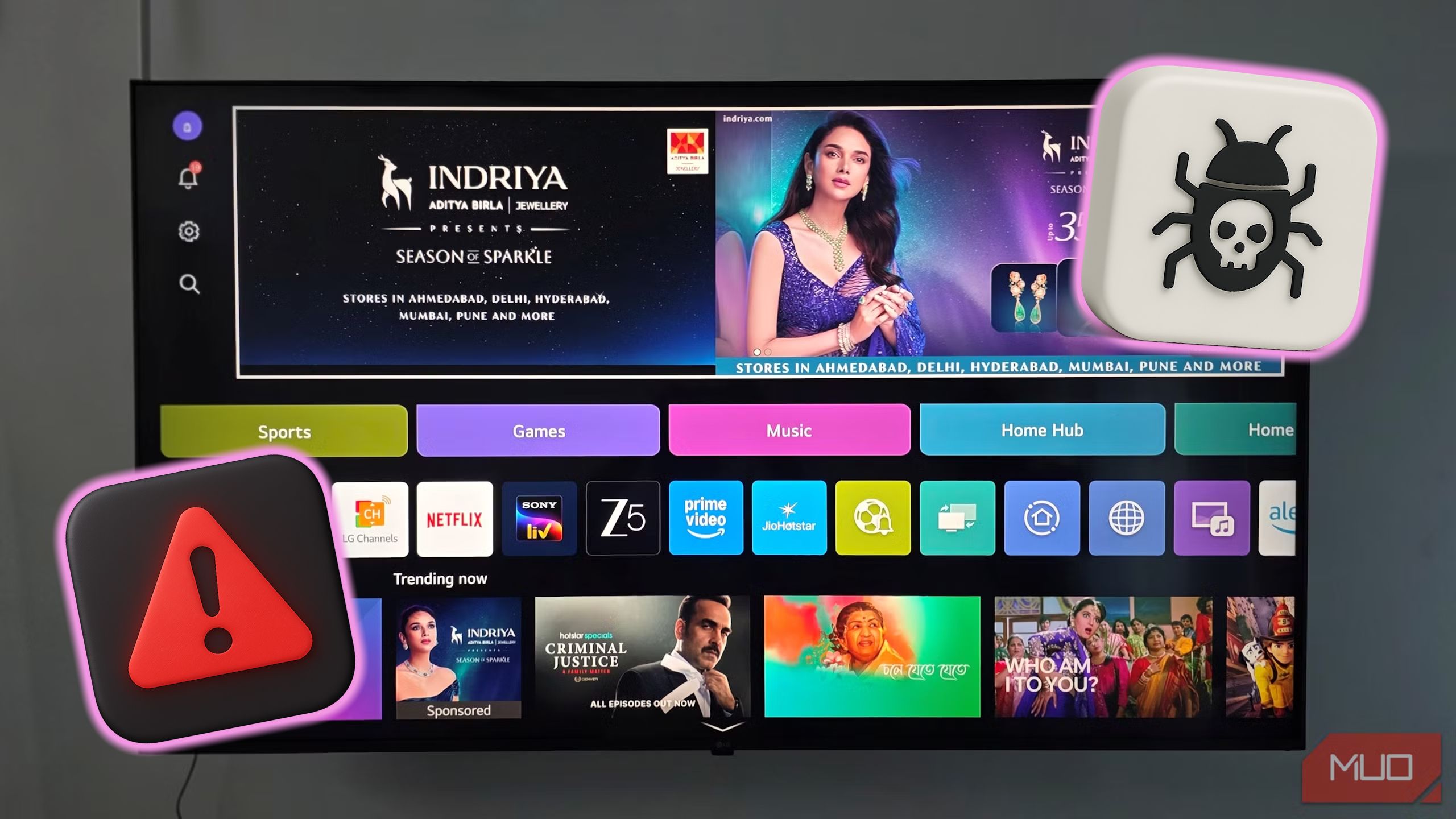 Признаки вредоносного ПО на Smart TV