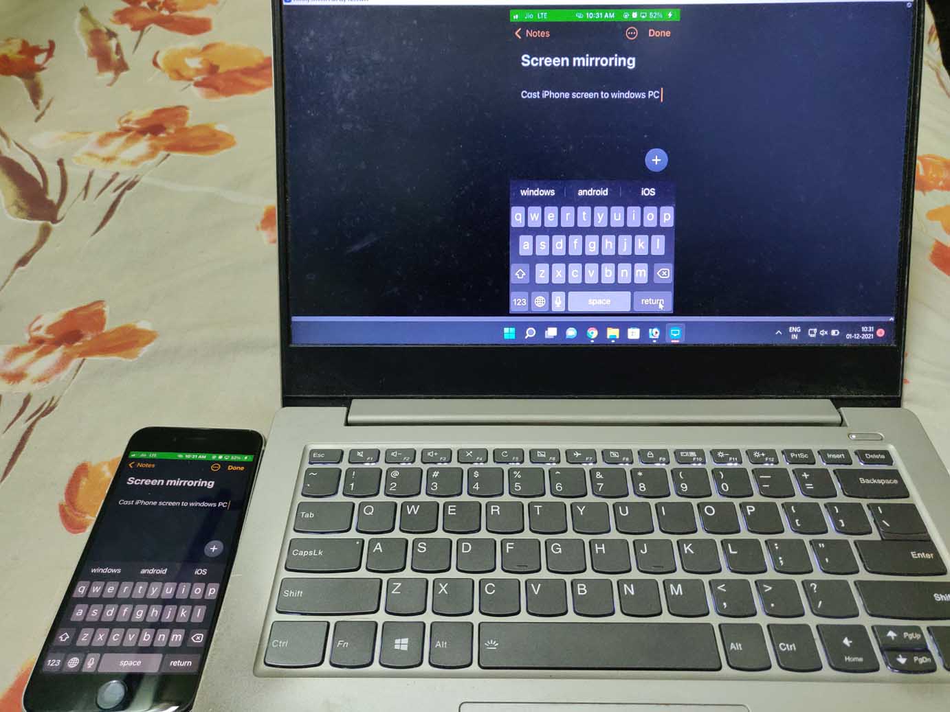 Отображение экрана iPhone на Windows с LonelyScreen