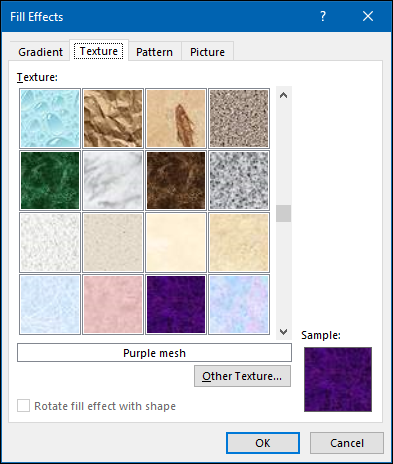 Варианты текстур в меню 