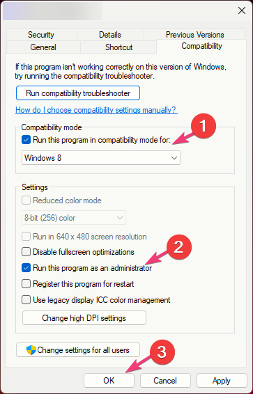 Run as administrator - 