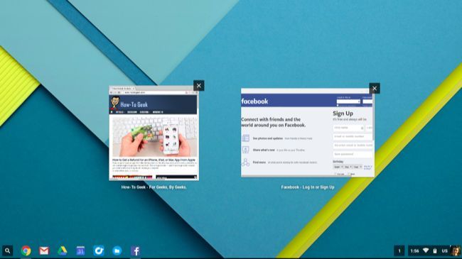 Отдельное окно сайта на Chromebook