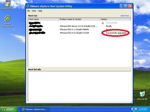 Обновление ESXi 4.0 → 4.1 Update 1