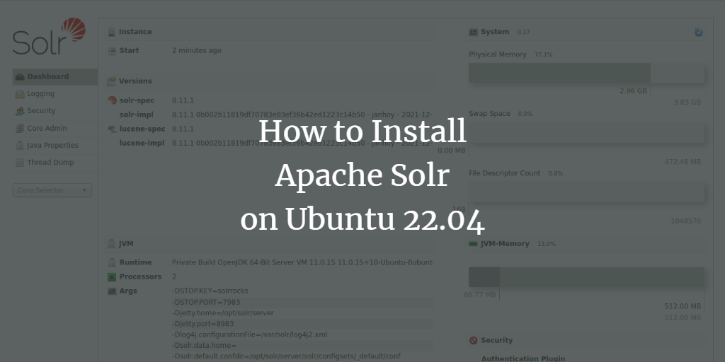 Установка Apache Solr на Ubuntu 22.04