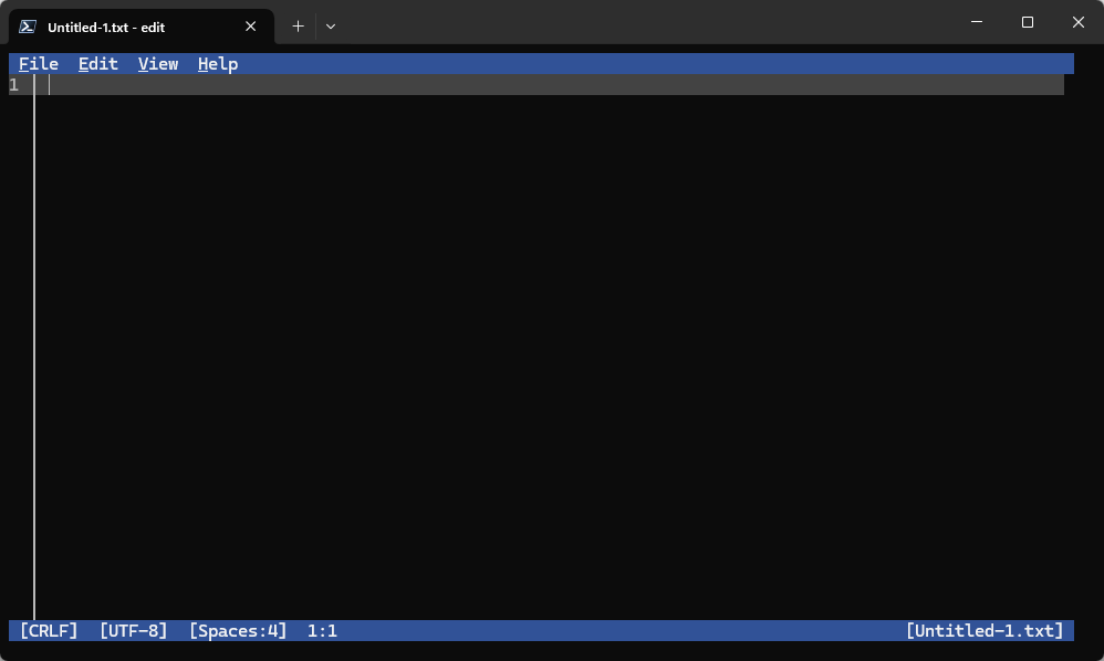 Кнопки Microsoft Edit.