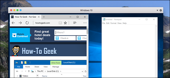 Изображение: логотип Windows и иконка браузера Edge на экране ноутбука