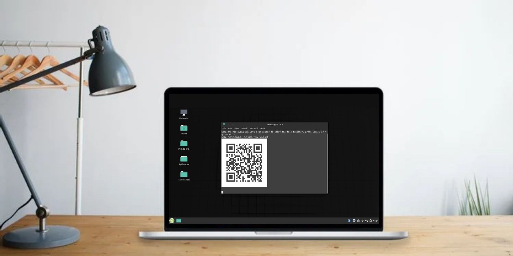 qrcp: передача файлов между Linux и телефоном