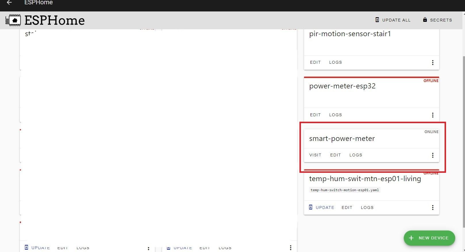 устройство smart power meter подключено онлайн
