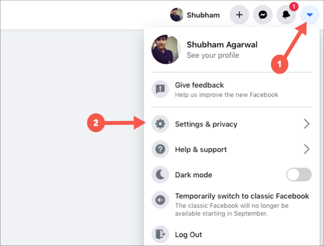 Перенос фото и видео с Facebook в облако
