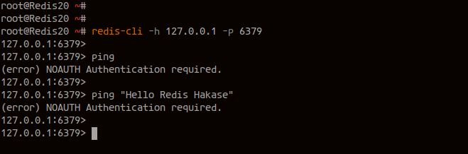 Тестирование аутентификации Redis