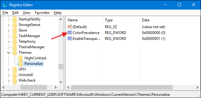 Свойство ColorPrevalence