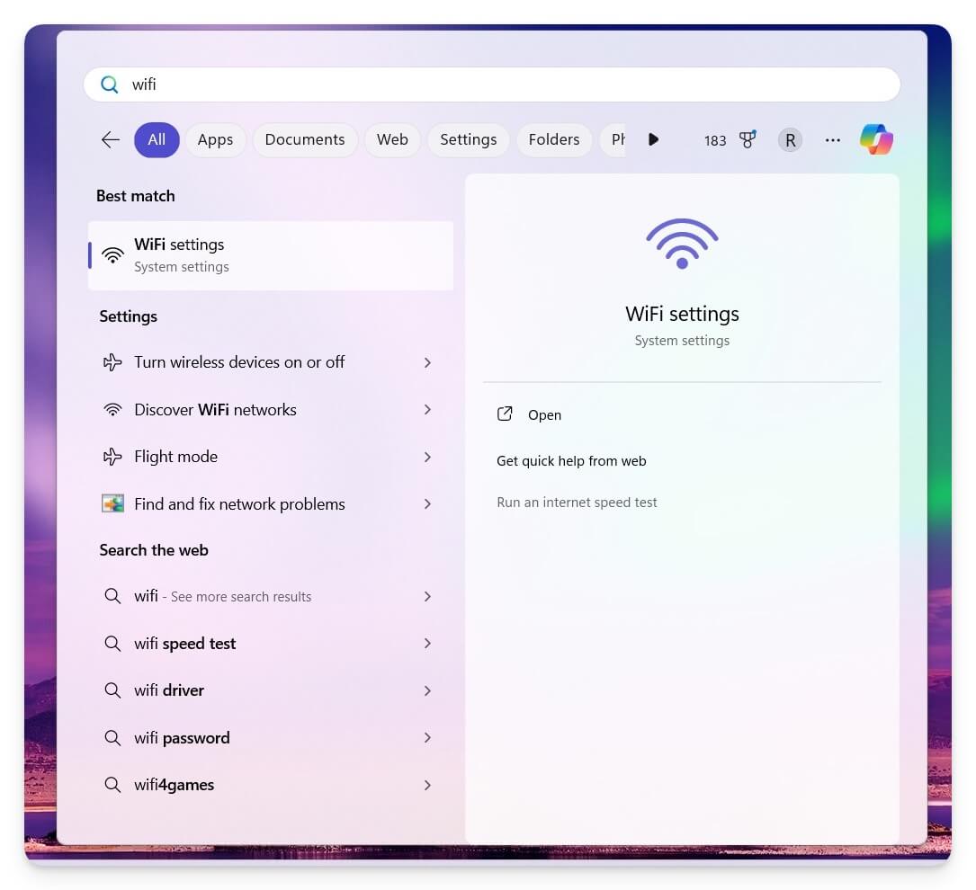 Как просмотреть сохранённые пароли Wi‑Fi в Windows 11