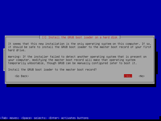 Установка GRUB в MBR