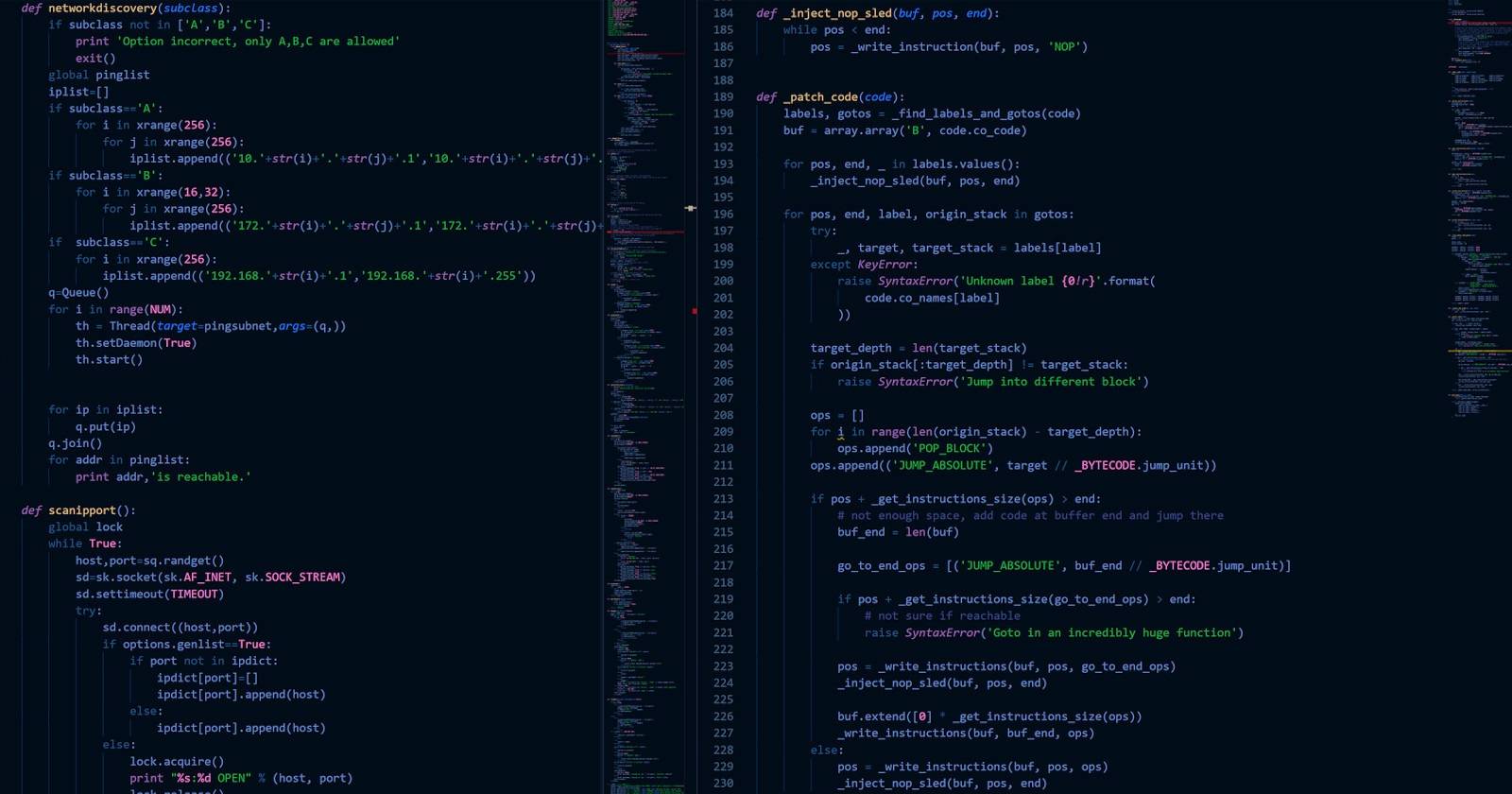 Распрямление вложенных списков в Python