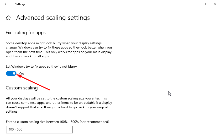 включение автоматической коррекции