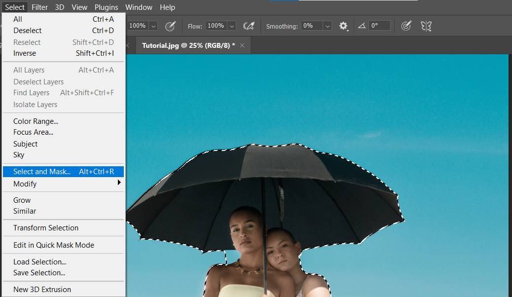 Select Select and Mask