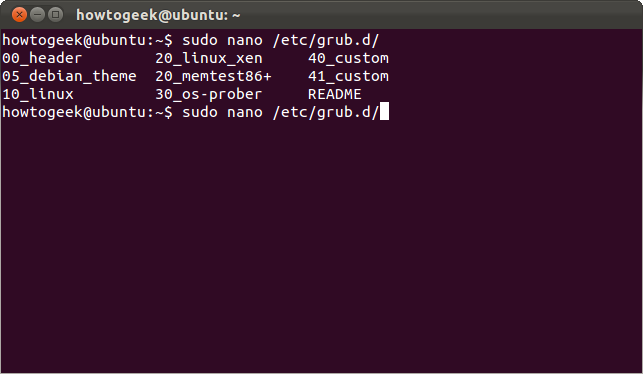 Скрипты GRUB в /etc/grub.d