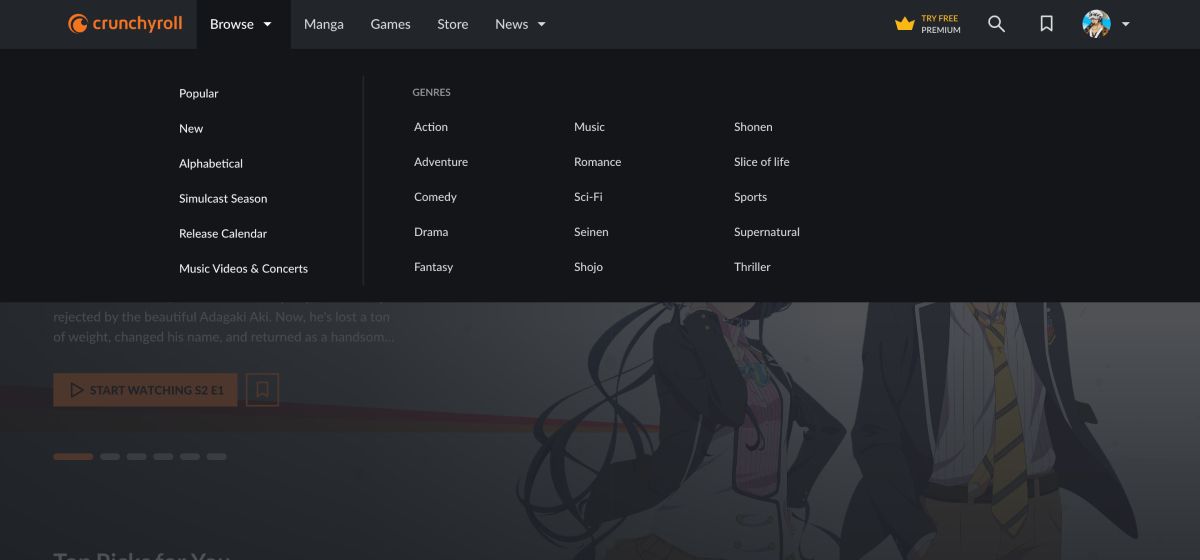 Просмотр по жанрам