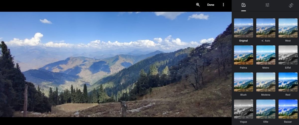 Редактирование предложенных фото перед печатью в Google Photos