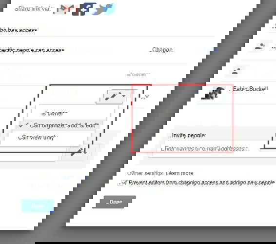 Drive Change Permissions