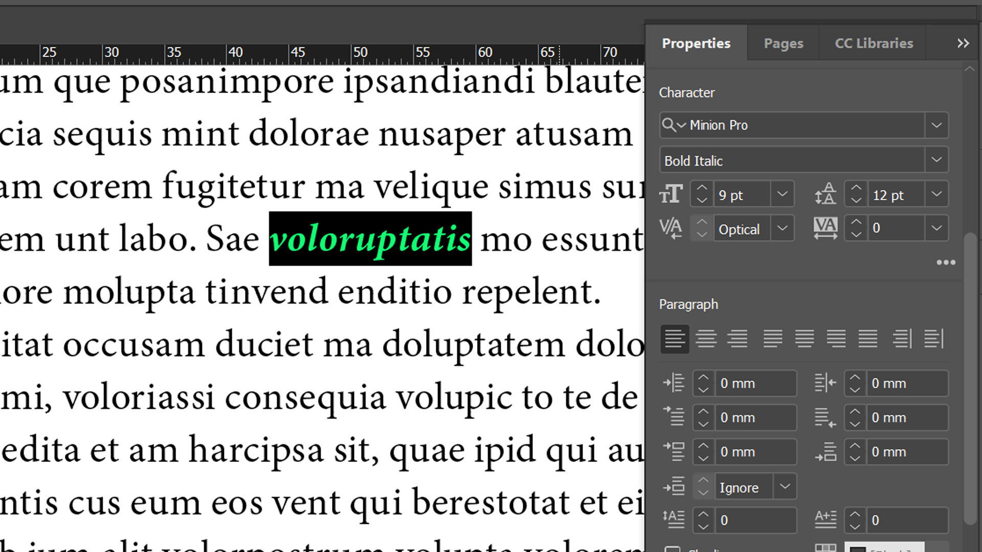 создание символьного стиля Pink Highlight