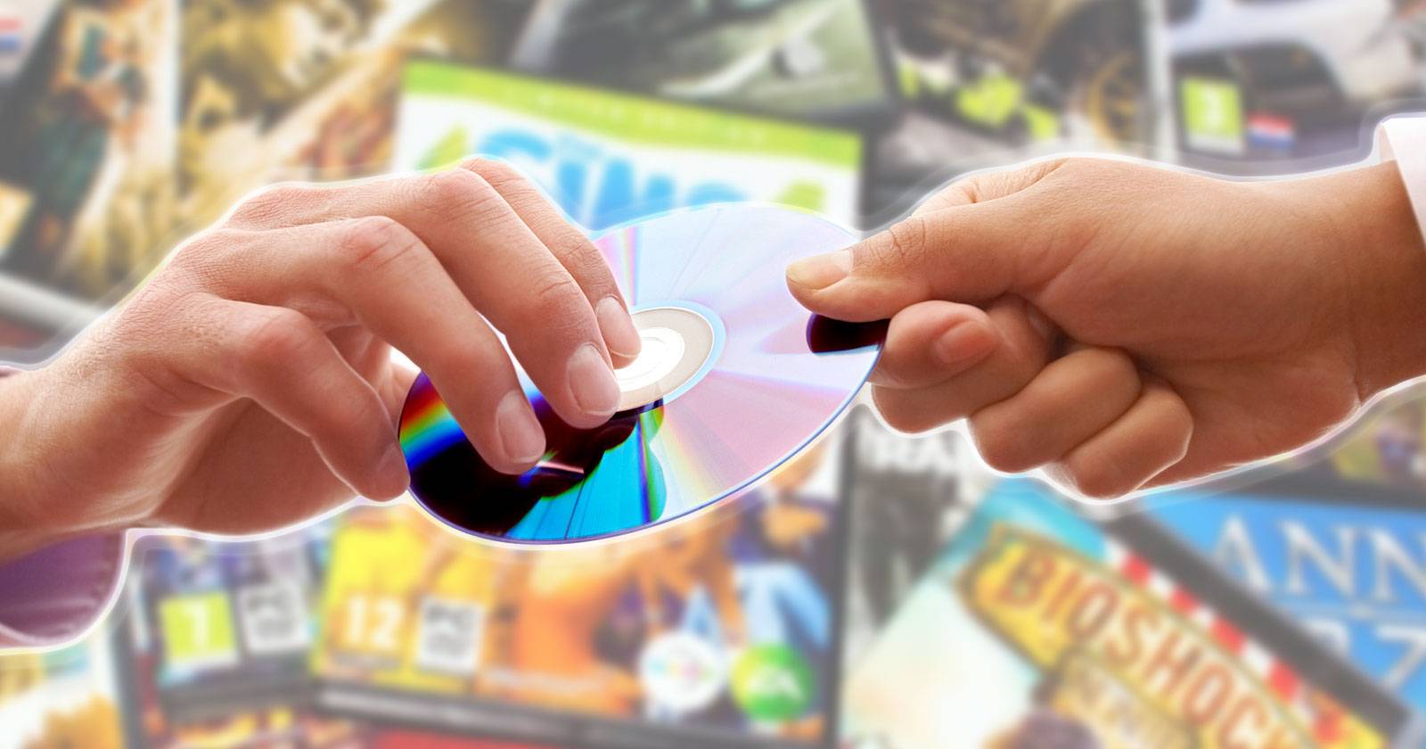 стопка подержанных игр и советы по экономной покупке