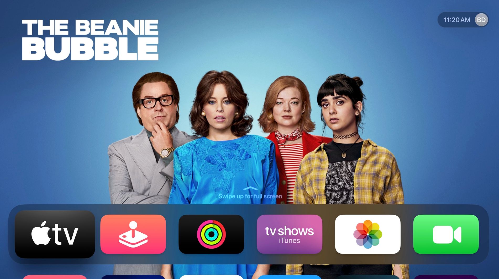 apple tv home screen