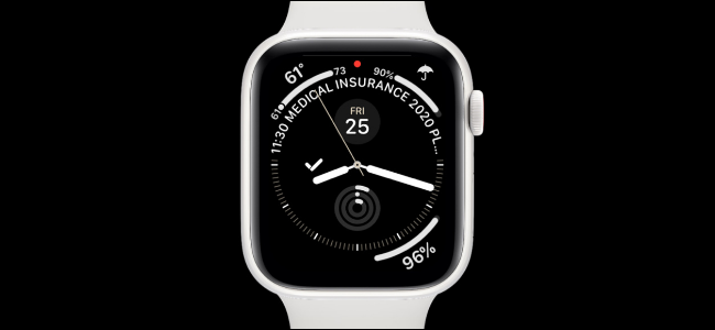 Apple Watch с циферблатом Infograph