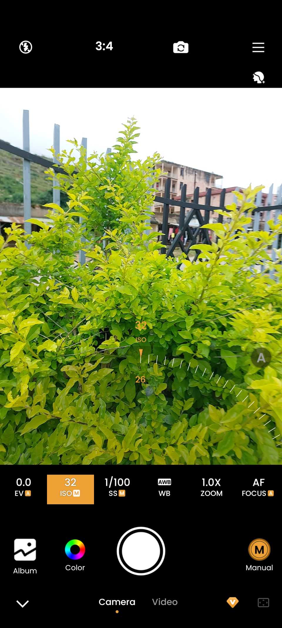 screenshot of relens camera on android