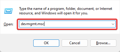 Открытие диспетчера устройств