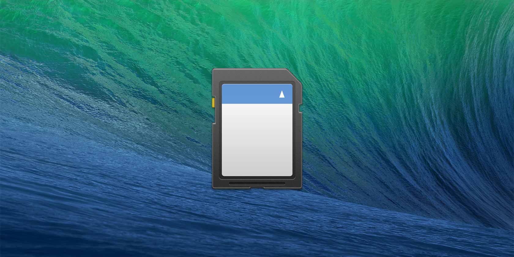 Расширение хранилища MacBook с помощью SD‑карты