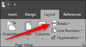 Page Breaks in Microsoft Word