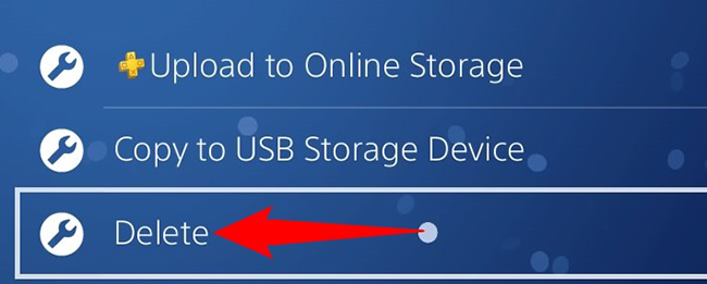 Кнопка «Удалить» для удаление сохранённых данных