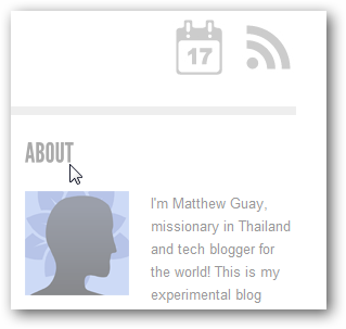 Пример вставки рекламного кода под блоком About