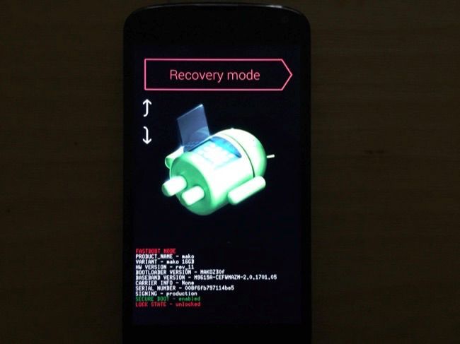 Установка OTA через режим восстановления